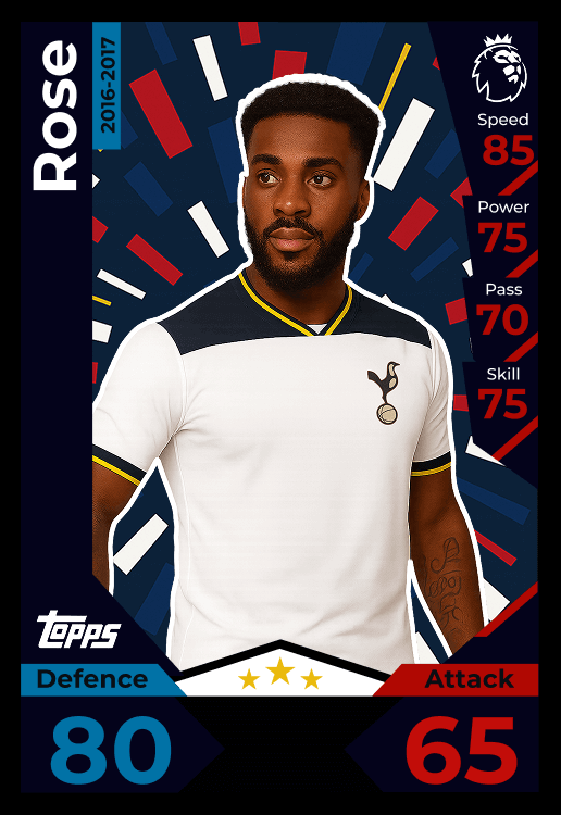 Rose, 3, Left Back